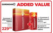 Guronsan C Effervescent Tablets 30 Effervescent Tablets