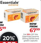 Essentiale Extreme 300mg 50/100 Hard Gelatin Capsules
