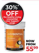 Healthy Living Liversential Liver Support Range