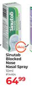 Sinutab Blocked Nose Nasal Spray-10ml