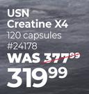 USN Creatine X4 120 Capsules