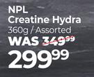 NPL Creatine Hydra Assorted-360g