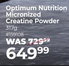 Optimum Nutrition Micronized Creatine Powder-317g