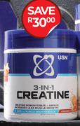 USN 3 In 1 Creatine Assorted-200g