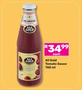 All Gold Tomato Sauce-700ml Each