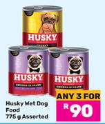 Husky Wet Dog Food Assorted-For 3 x 775g