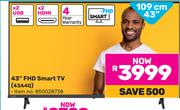 Hisense 43" FHD Smart TV 43A4Q