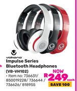 Volkano Impulse Series Bluetooth Headphones VB-VH102-Each