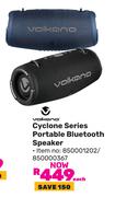 Volkano Cyclone Series Portable Bluetooth Speaker-Each