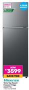Hisense 154L Top Mount Freezer/Fridge H225TTS