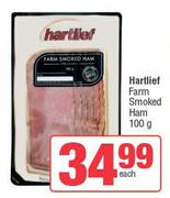 Hartlief Farm Smoked Ham-100g Each