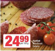 Hartlief Windhoek Salami-Per 100g