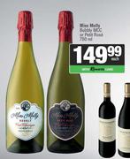 Miss Molly Bubbly MCC Or Petit Rose-750ml Each