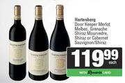 Hartenberg Door Keeper Merlot Melbec,Grenache Shiraz Mourvedre Shiraz Or Cab Sauv/Shiraz-Each