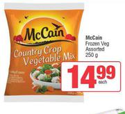 McCain Frozen Veg Assorted-250g Each