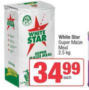 White Star Super Maize Meal-2.5Kg Each
