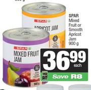 Spar Mixed Fruit Or Smooth Apricot Jam-900g Each