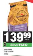 Importers Filter Coffee-500g Each