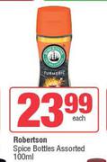 Robertson Spice Bottles Assorted-100ml Each