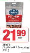 Hinds Southern Grill Seasoning-200g Each