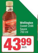 Wellington Sweet Chilli Sauce-700ml Each