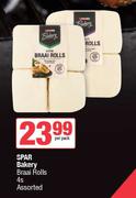 Spar Bakery Braai Rolls Assorted-4s Per Pack