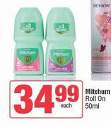 Mitchum Roll On-50ml Each