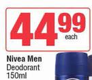 Nivea Men Deodorant-150ml Each