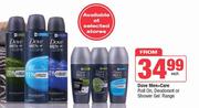Dove Men+ Care Roll On, Deodorant Or Shower Gel Range-Each