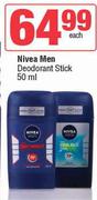 Nivea Men Deodorant Stick-50ml Each