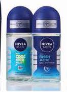 Nivea Men Deodorant Roll On-50ml Each