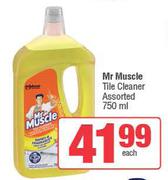 Mr Muscle Tile Cleaner Assorted-750ml Each
