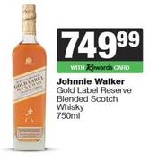 Johnnie Walker Gold Label Reserve Blended Scotch Whisky-750ml