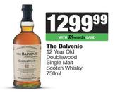 The Balvenie 12 Year Old Double Wood Single Malt Scotch Whisky-750ml Each