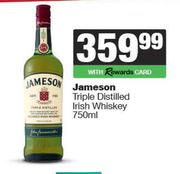 Jameson Triple Distilled Irish Whisky-750ml 