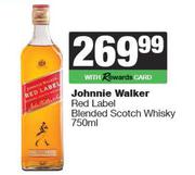 Johnnie Walker Red Label Blended Scotch Whisky-750ml