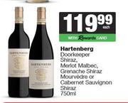 Hartenberg Doorkeeper Shiraz,Merlot Malbec,Grenache Shiraz Mourvedre Or Cab Sauv Shiraz-750ml Each