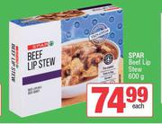 Spar Beef Lip Stew-600g Each