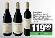 Hartenberg Doorkeeper Merlot Melbec,Grenache Shiraz Mourvedre,Shiraz Or Cab Sauv/Shiraz-750ml Each