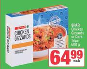 Spar Chicken Gizzards Or Dark Tripe-600g Each
