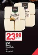 Spar Bakery Braai Rolls Assorted-4s Per Pack