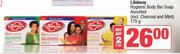 Lifebuoy Hygienic Body Bar Soap Assorted (Incl. Charcoal & Mint)-For Any 2 x 175g