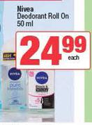 Nivea Deodorant Roll On-50ml Each