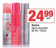Revlon Spray Assorted-90ml/150ml Each