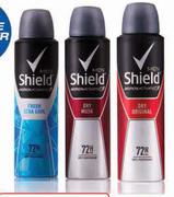 Shield Men Aerosol Deodorant-For 2 x 150ml