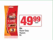 Bic Razor Easy Razors-6s Pack