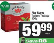 Five Roses Tagless Teabags-100s Pack