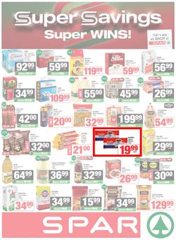 SPAR & SUPERSPAR Western Cape : Super Savings (23 September - 07 October 2025), page 1