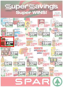 SPAR & SUPERSPAR Western Cape : Super Savings (23 September - 07 October 2025), page 1