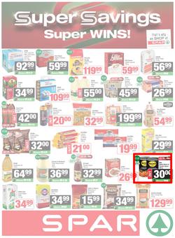 SPAR & SUPERSPAR Western Cape : Super Savings (23 September - 07 October 2025), page 1